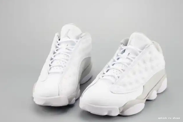 Rep Jordan 13 Money LowPure mens white 310810-100 Air 0420